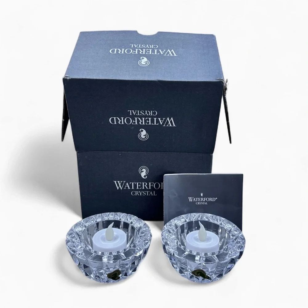 Waterford Crystal Votive Candle Holders - Set of 2